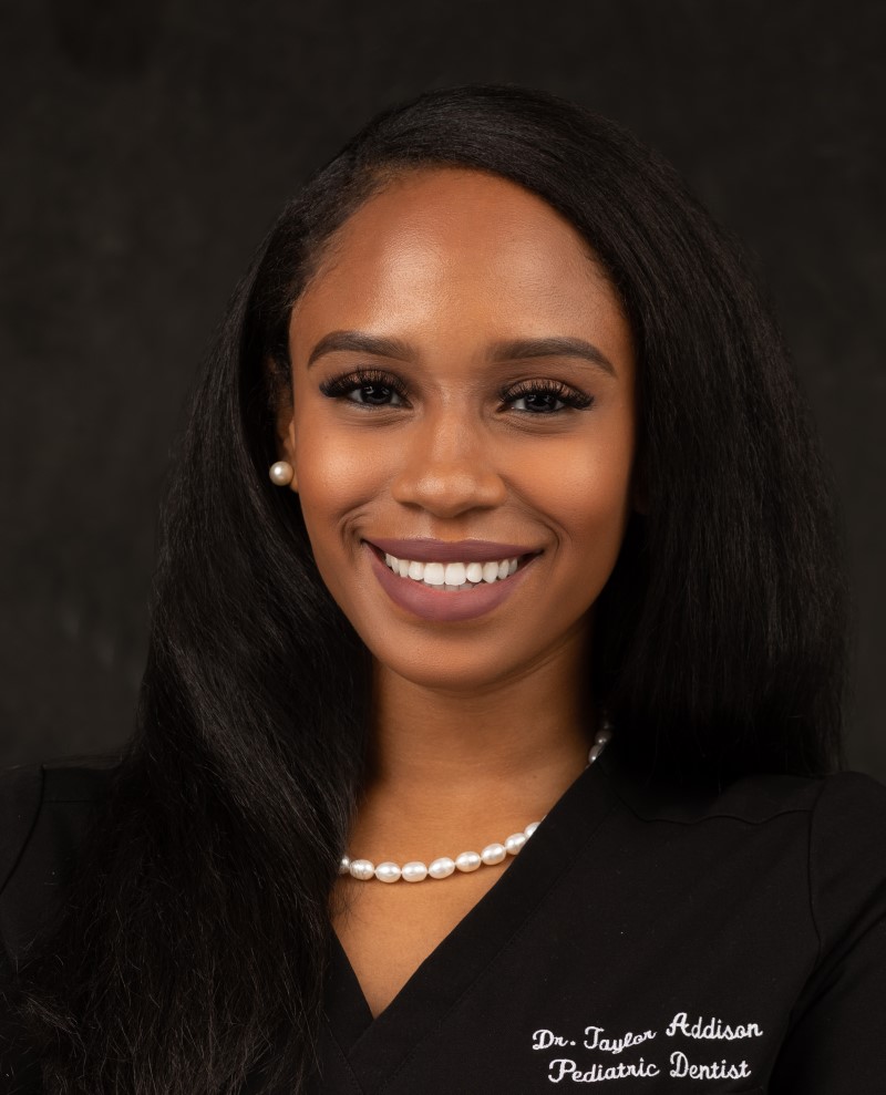 Dr. Taylor Addison, a board certified pediatric dentist with Dentistry for Children in Atlanta, GA